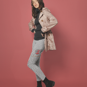 Leggings with Knitted print