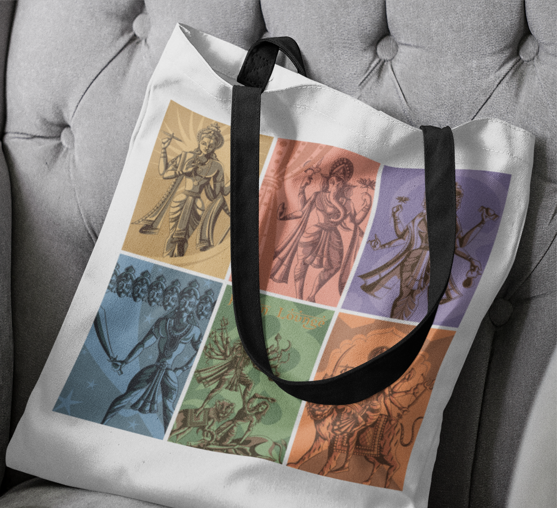 Tote Bag Printed Deity